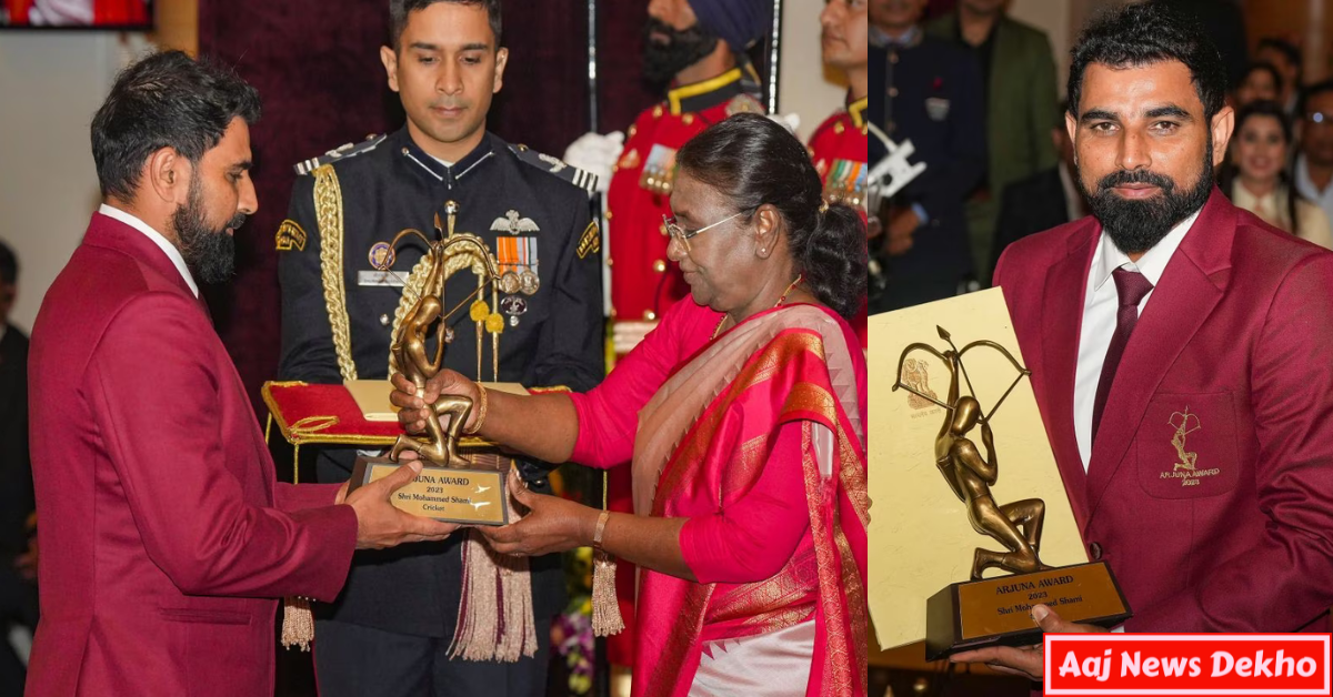 Mohammed Shami thanks everyone for winning Arjuna Award